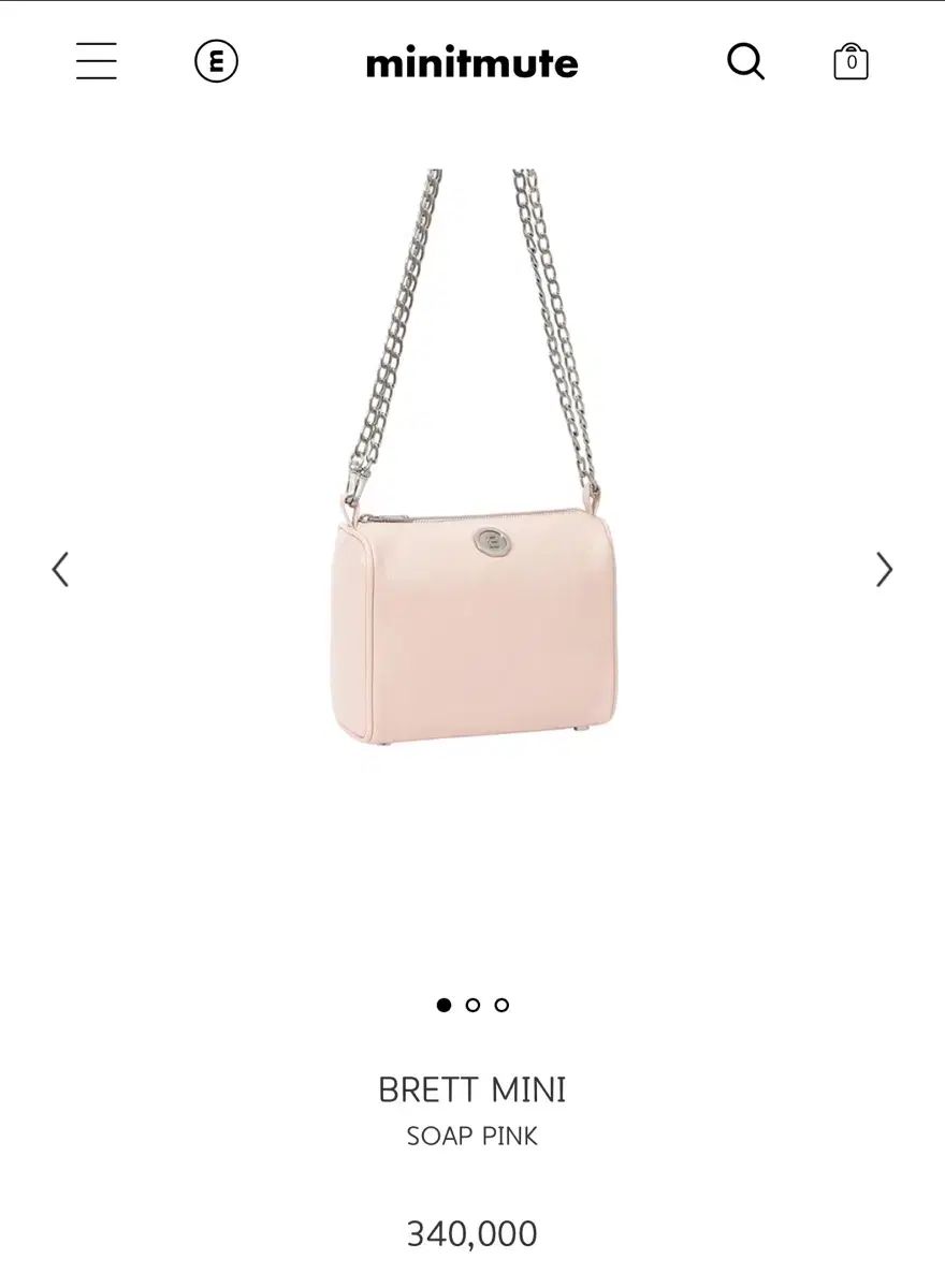 バッグ minitmute Brett Mini Soap Pink Minitmute ミニミュートBrett bag ソープピンク