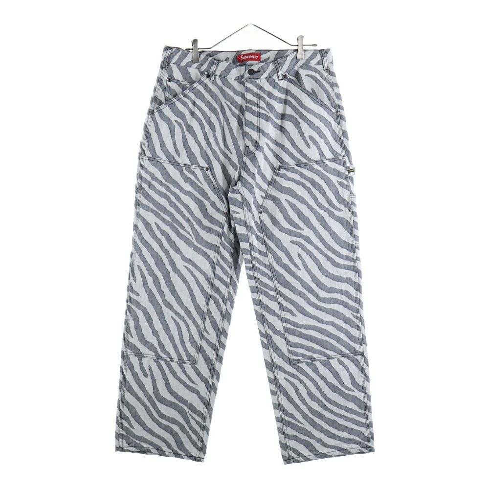 SUPREME シュプリーム 24 SS Double Knee Painter Pant Zebra ゼブラ ダブルニー ペインターパンツ ホワイト ブラック