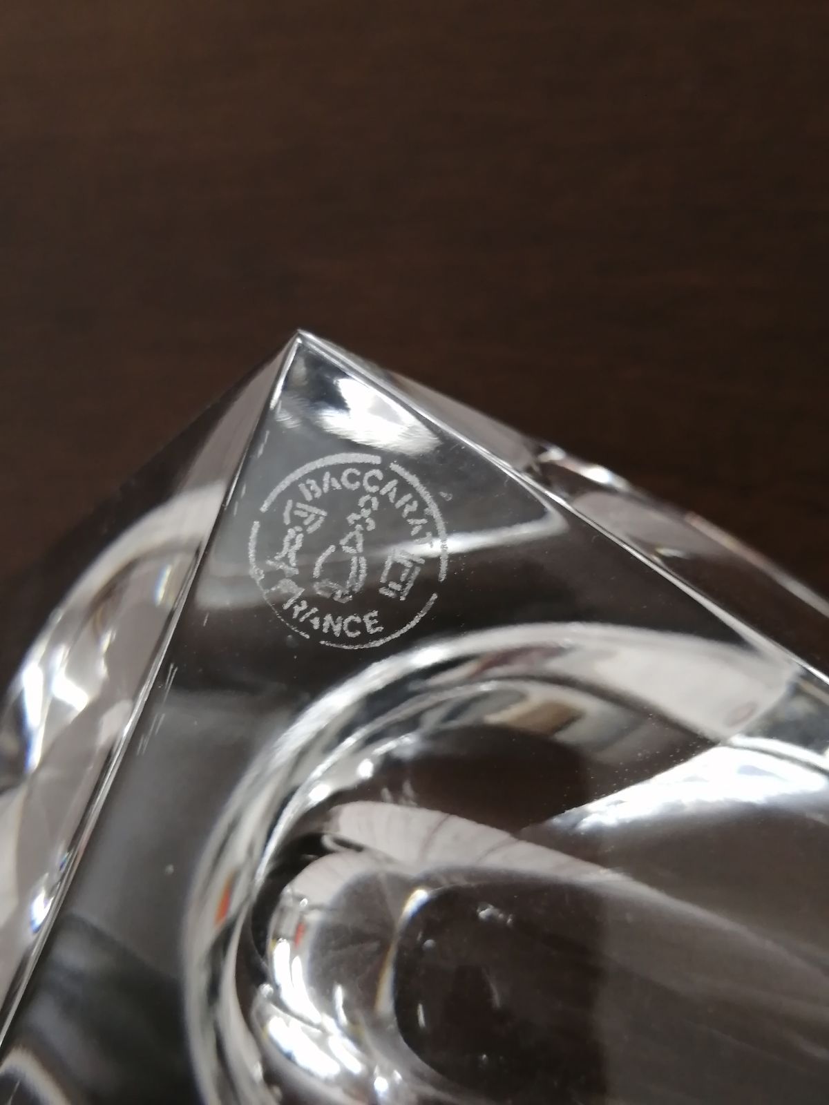 Baccarat クリスタルガラス 灰皿 1525 バカラ インテリア 置物 ダイヤモンド 縦長 WWW_KANDAIZUMI_COM