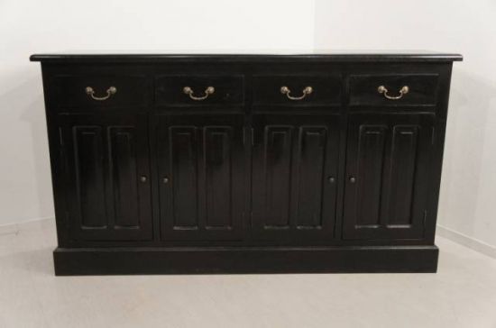 アンティーク調 レジスターカウンター サイドボード 4ドロワー oth-225-BRK