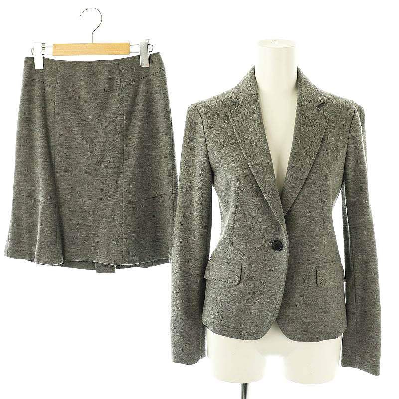 UNTITLED ジャケット セットアップ 美シルエット スカート