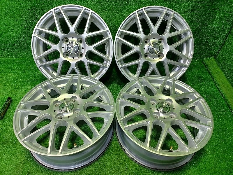 D.O.S ガヒアル2 ﾌｨｯﾄ ホイール アルミ シルバー 15インチ 5.5J 4穴 4本 100 50