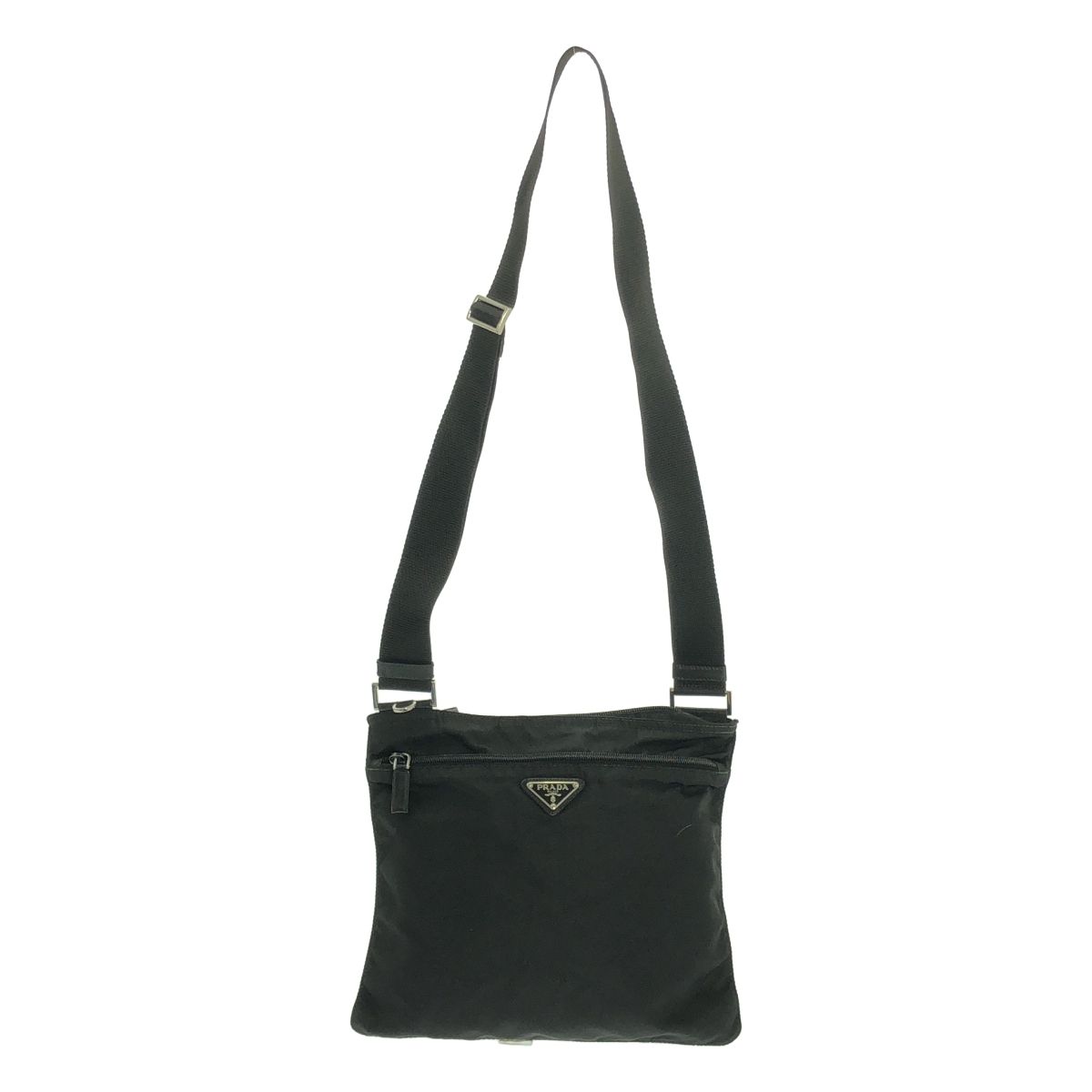 PRADA | プラダ | ナイロン トライアングルロゴ ショルダーバッグ | ブラック | レディース