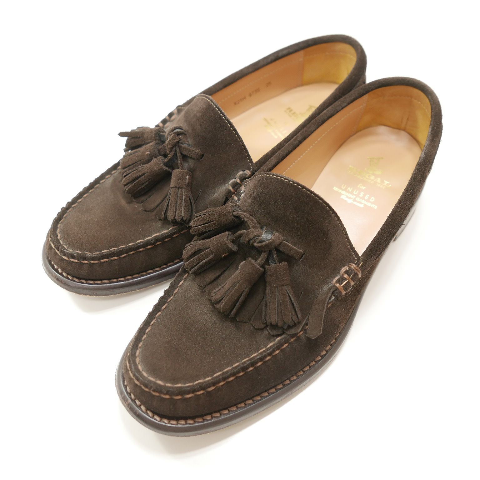 UNUSED REGAL アンユーズド リーガル コラボ Quilt tassel loafer