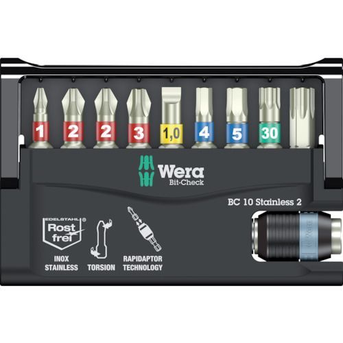 Ｗｅｒａ ＢＣ１０ ステンレスビットチェック２ 日本仕様