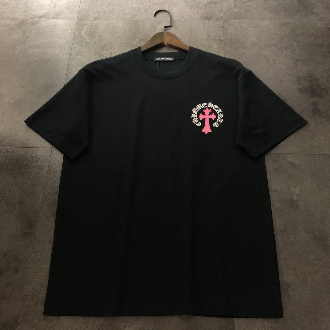 Chrome Hearts ホースシューバックプリント Tシャツ 男女兼用 サイズS