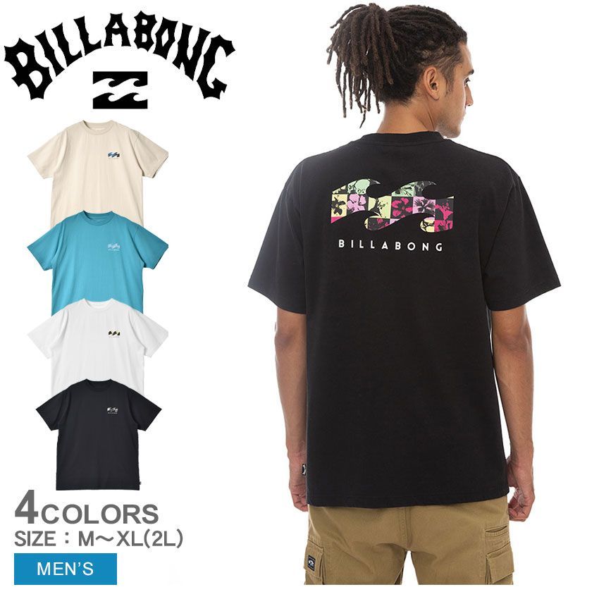 ビラボン 半袖Tシャツ BD011208 メンズ BACK WAVE Ｔシャツ BILLABONG カラー:03.ブルー 品番：2447-0169