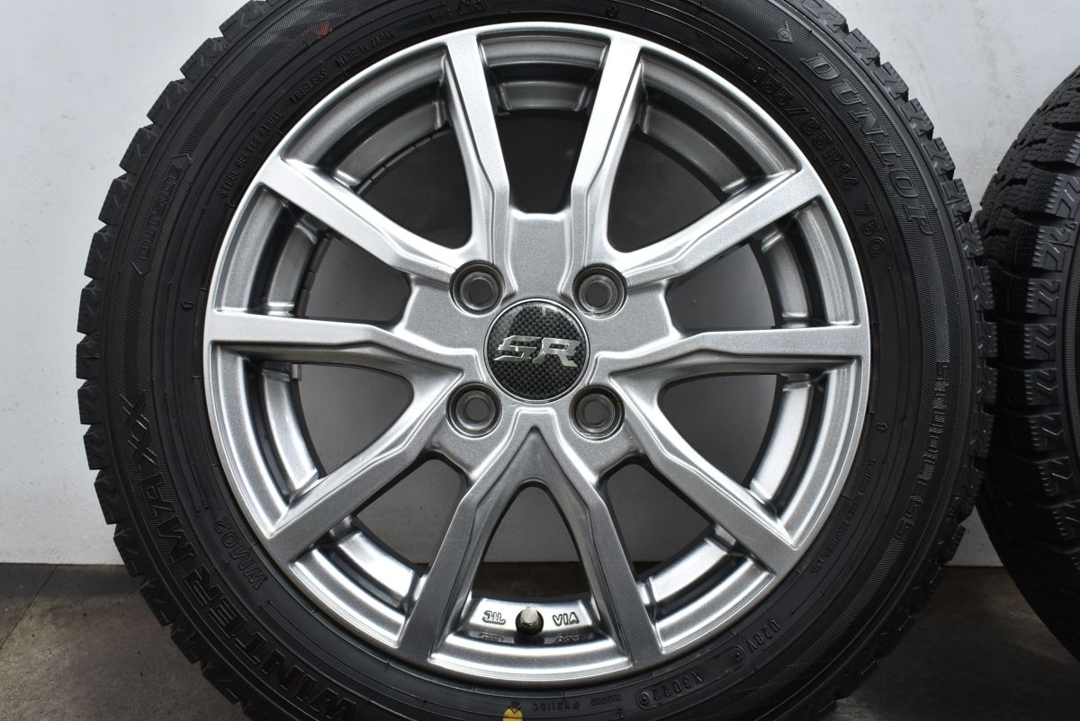 バリ溝】ストレンジャー 14in 4.5J +44 PCD100 ダンロップ ウィンター 