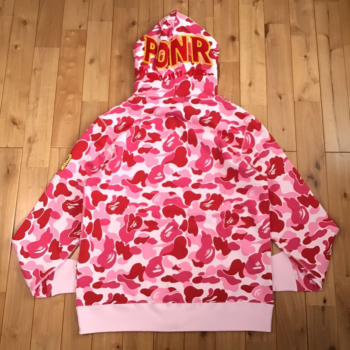 ★新品★ 2XL ABC camo Pink シャーク パーカー shark full zip hoodie a bathing ape BAPE  エイプ ベイプ アベイシングエイプ XXL