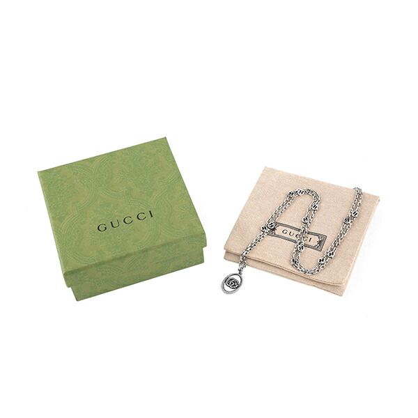新品 グッチ GUCCI ネックレス ダブルG シルバー - メルカリ