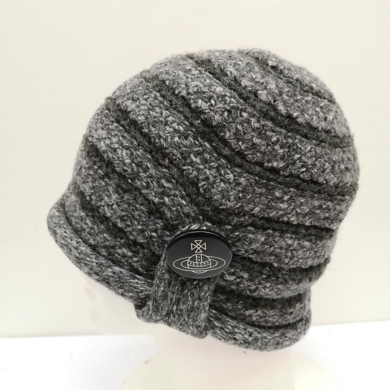 【希少】VivienneWestwood ポンポン耳当て付ボーダー ニット帽 Vivienne Westwood 良品 vivienne westwood ヴィヴィアン