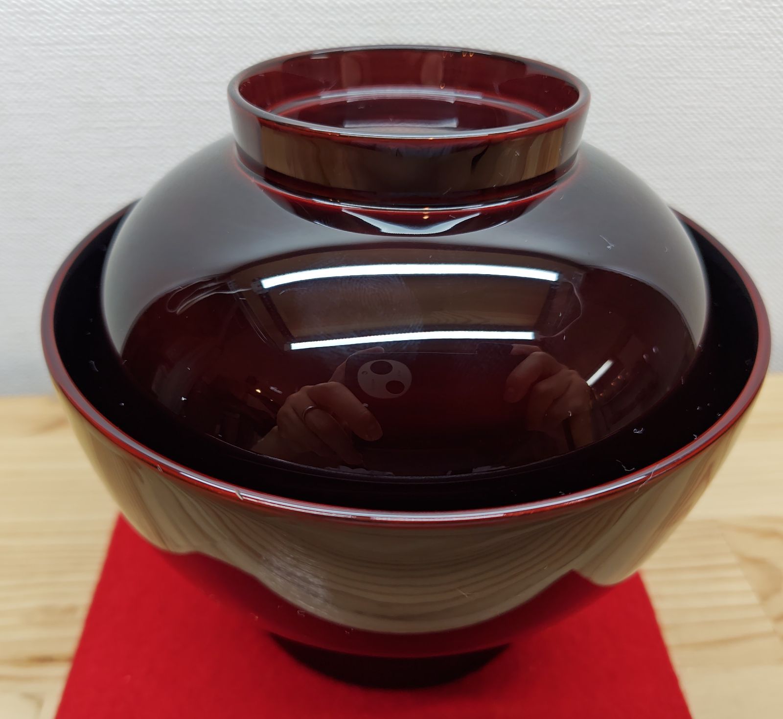 煎茶道具 漆器茶托 桐箱付き 旧家蔵出し美品 蒐集家放出 送料無料