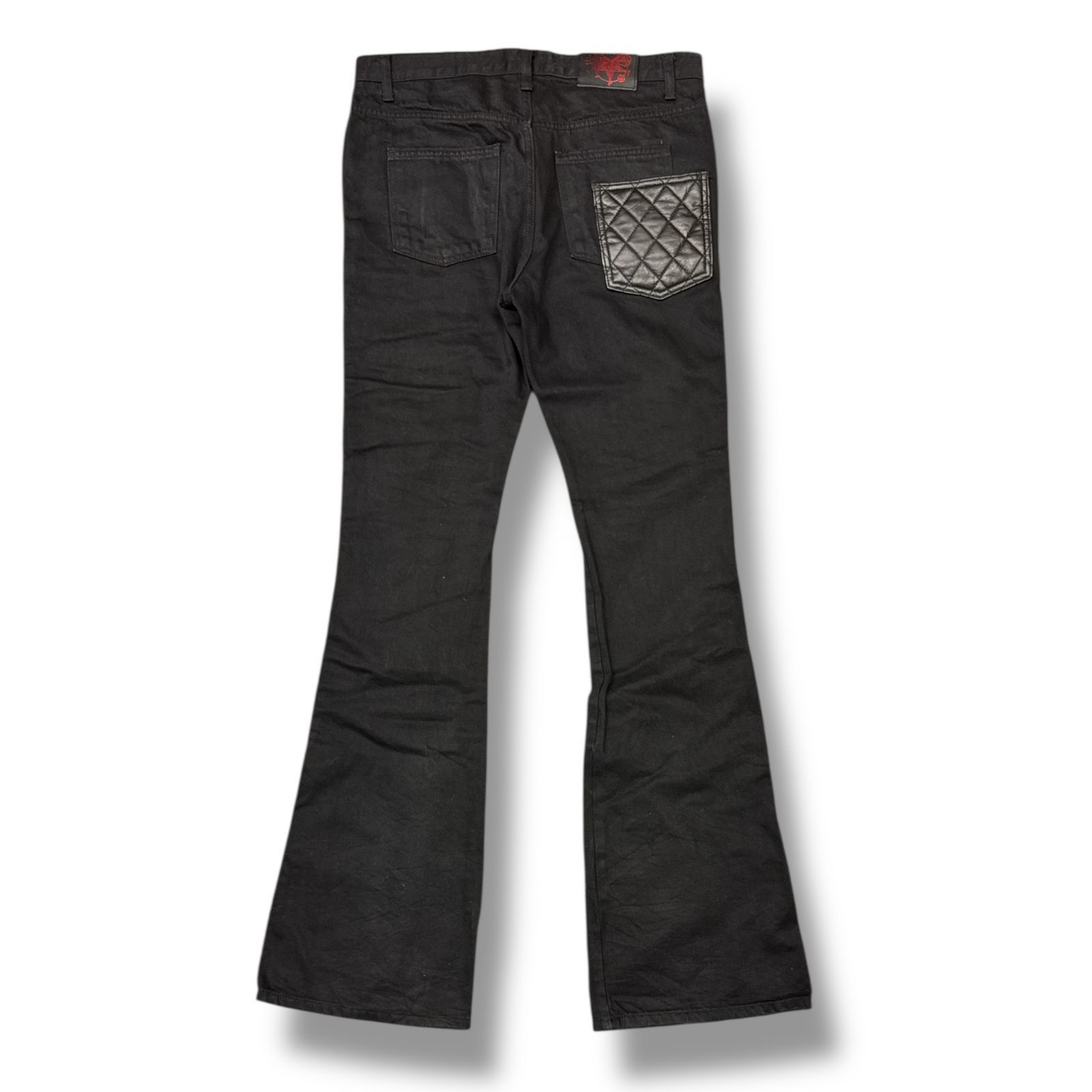 emostance club フレアデニム EMOSTANCECLUB / Bleached Washing Flare Fit Carpenter jeans