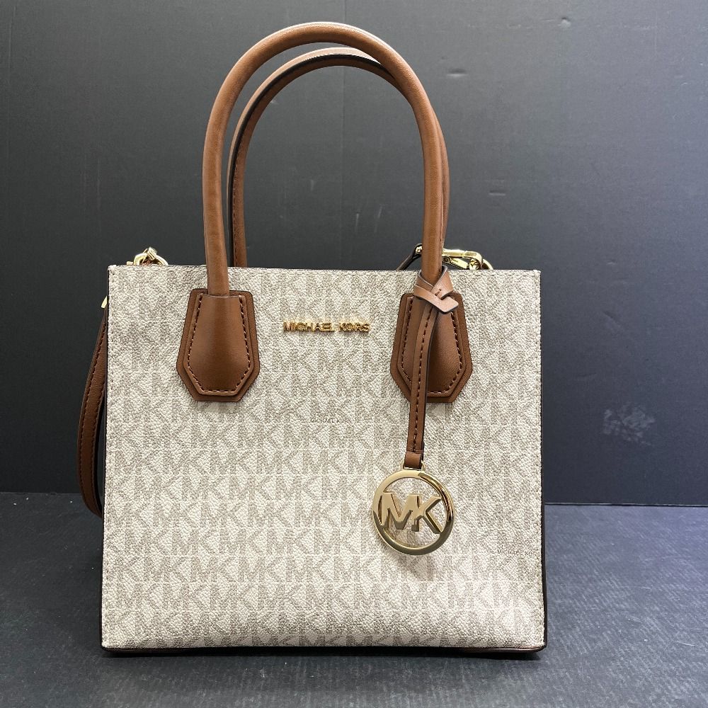 マイケルコース　MICHAEL KORS ショルダーバッグ ブラウン/ホワイト 楽天市場】マイケルコース ショルダーバッグ 32T1GT9C3B
