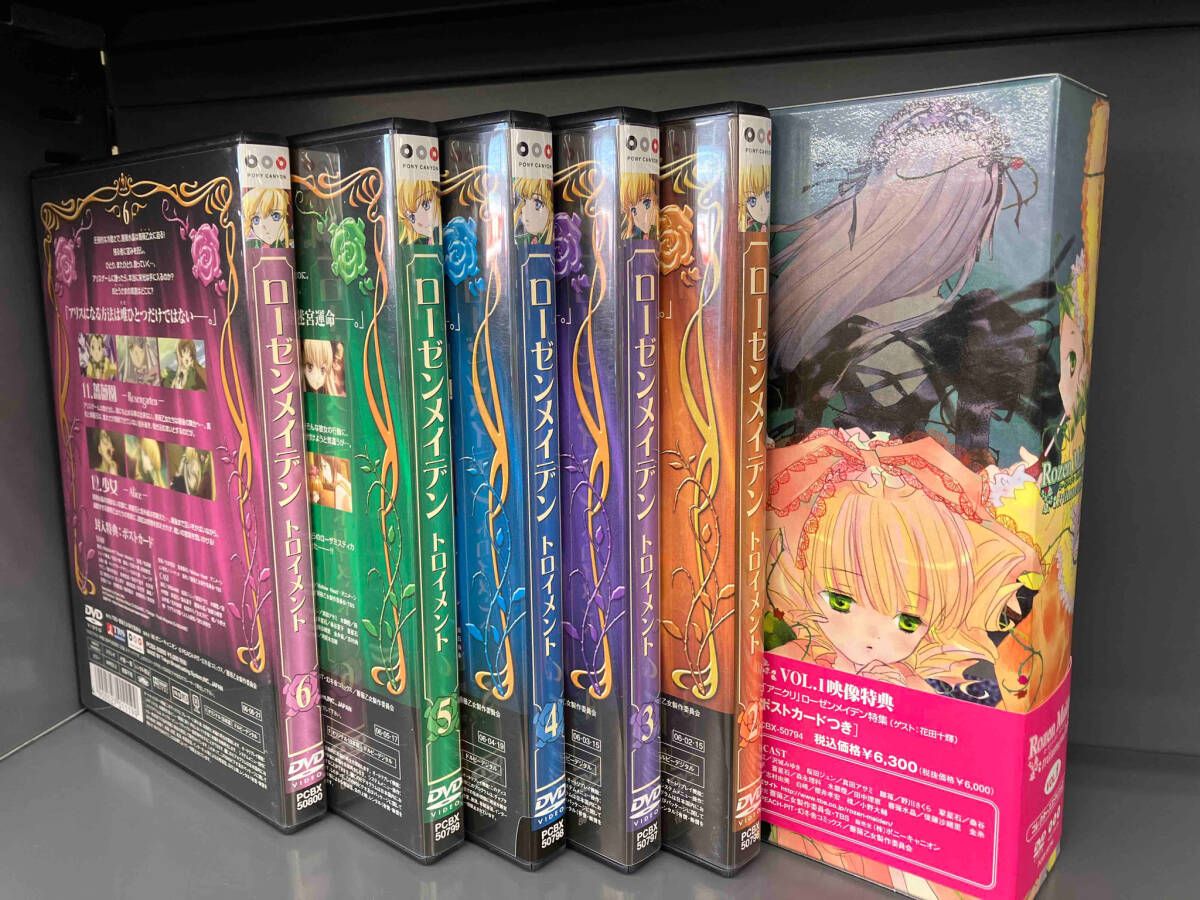 【DVD】ローゼンメイデン・トロイメント 全6巻　初回特典付き Amazon.co.jp: ローゼンメイデン 全6巻セット [マーケット