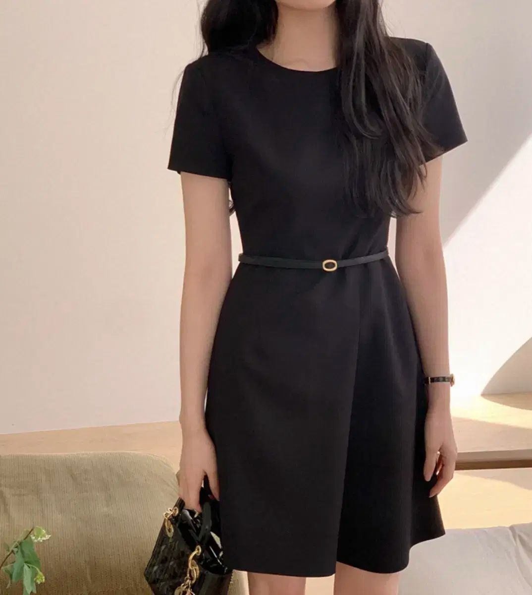 reine レンヌ クラシックタックワンピース