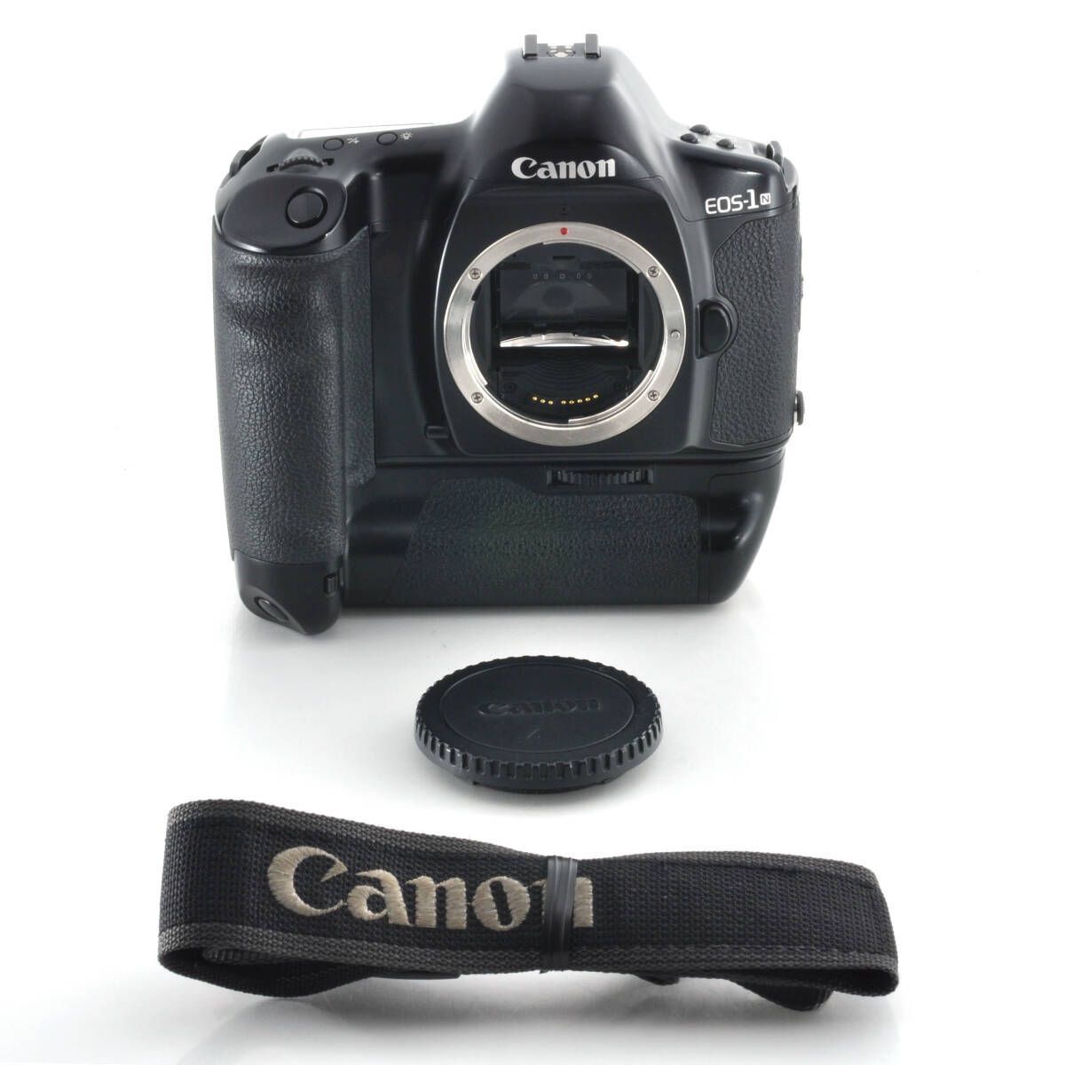 キヤノン Canon EOS-1N パワードライブブースターE-1付属 フィルム一眼レフカメラ J0802