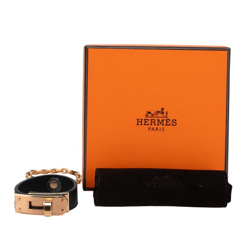 極美品 箱付 エルメス レザーグローブ ケリーカデナ ラム スウェード ホルダー ランク A HERMÈS エルメス ケリー20 無秩序 ブラック (89