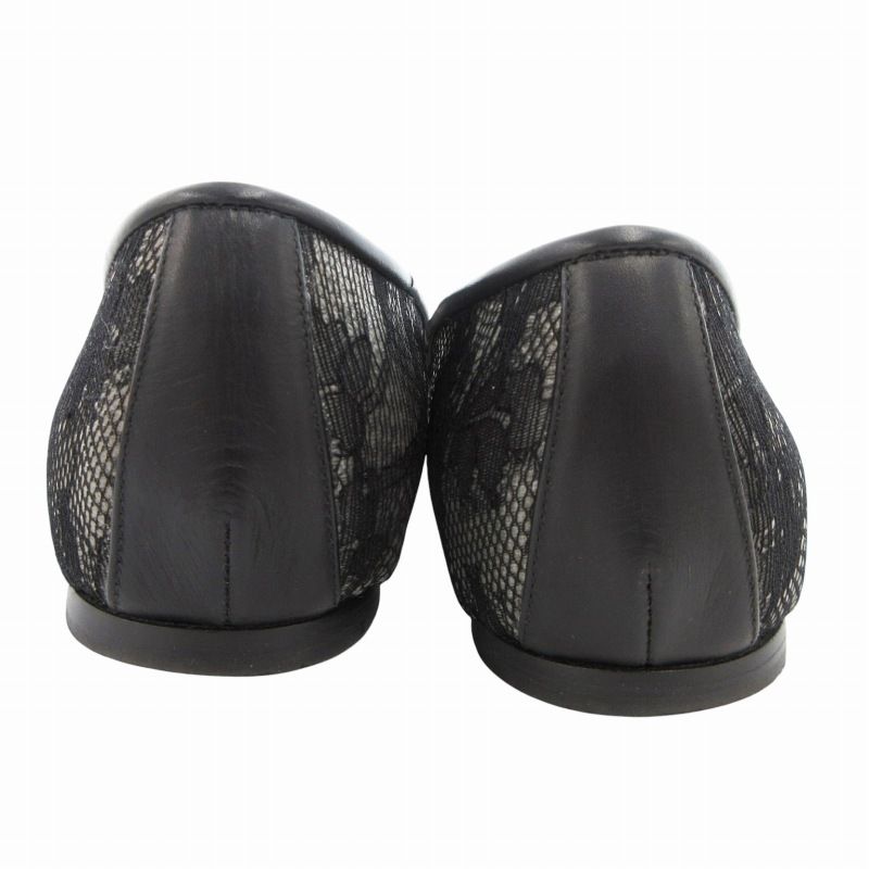 NINA RICCI レースフラットパンプス ニナリッチ NINA RICCI パンプス フラットシューズ ポインテッド