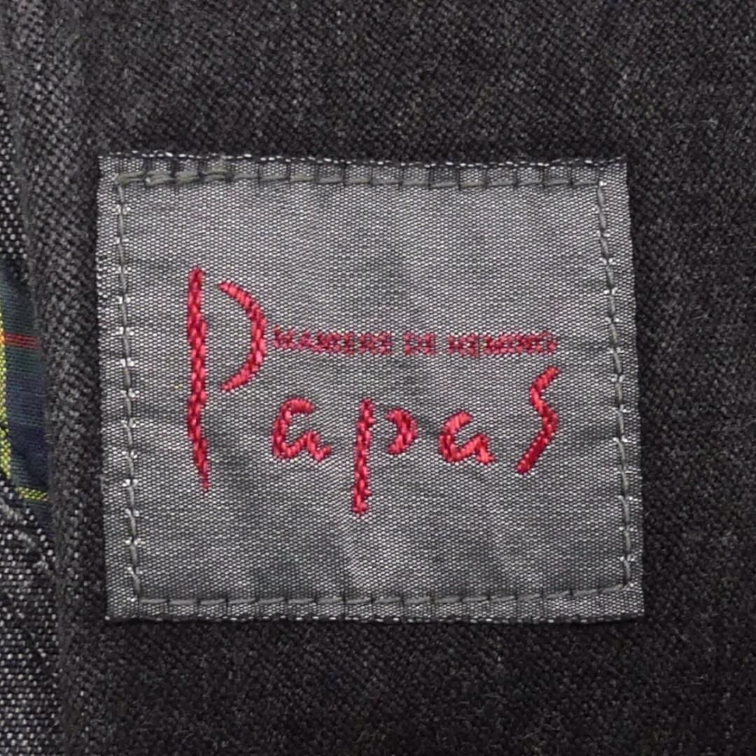 Papas パパス カバーオール デニムジャケット L 古着 黒 TN1797 - メルカリ