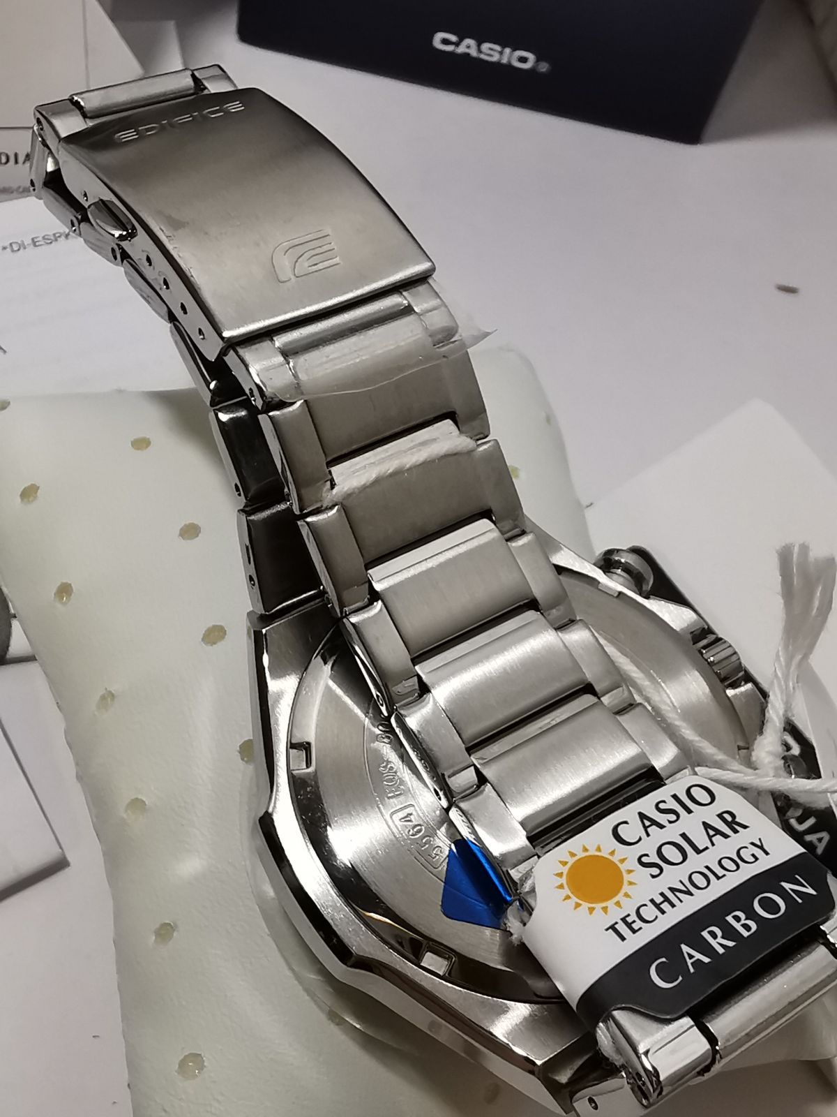 CASIO EDIFICE エディフィス 腕時計 EQS-800 ソーラー クロノグラフ 