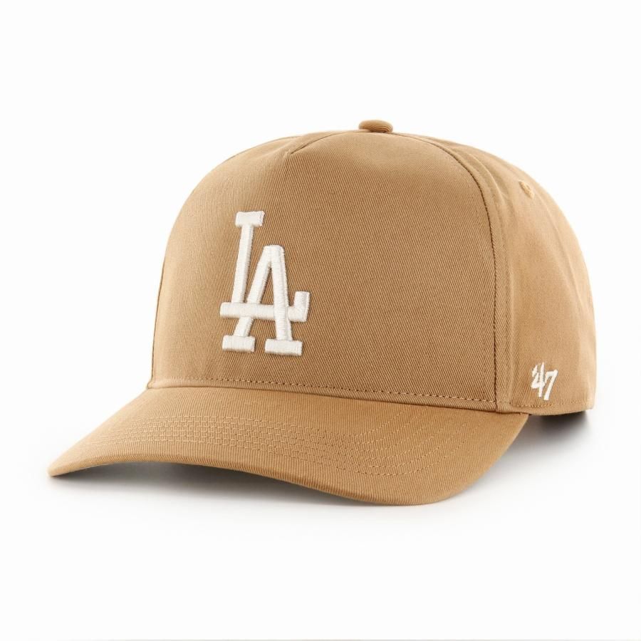 47 キャップ ドジャース メンズ レディース 47BRAND 帽子 ブランド フォーティーセブン DODGERS BASIC HITCH キャメル 【TB】