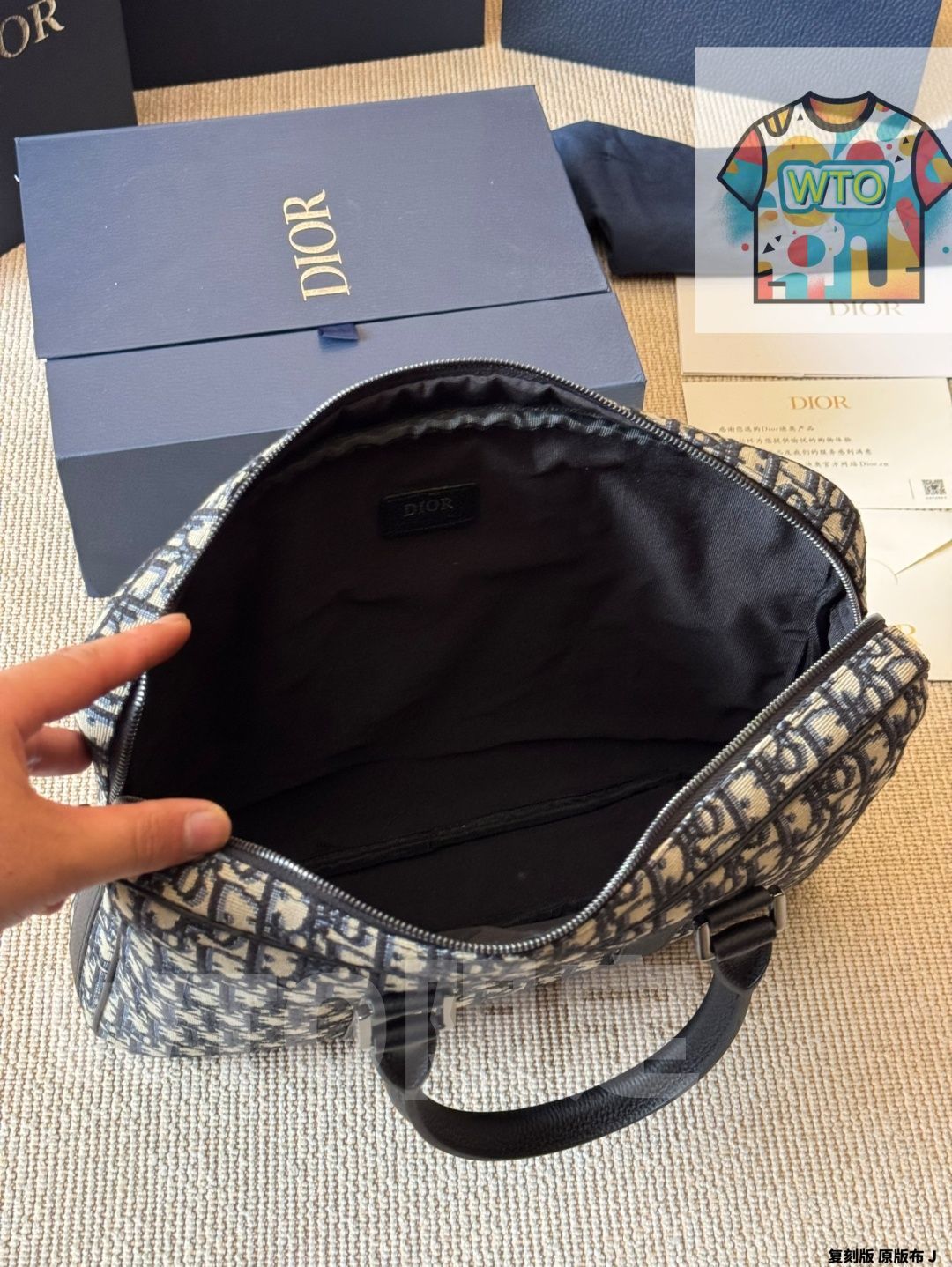 【正規品】DIOR ジップブリーフケース DIOR | ジップ ブリーフケース ディオール オブリーク ジャ