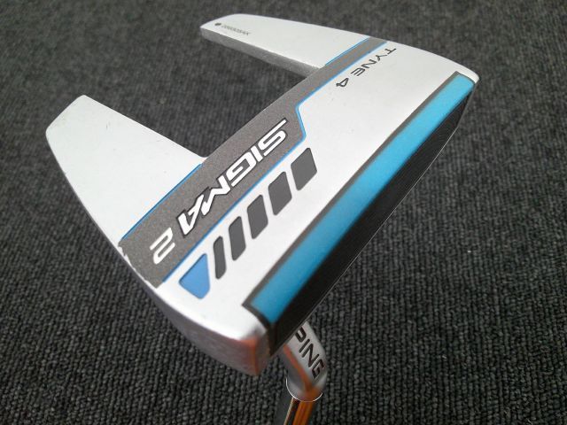 PING SIGMA 2 TYNE stealth パター/ 556g/ ヘッドカバー有り/ 中古品