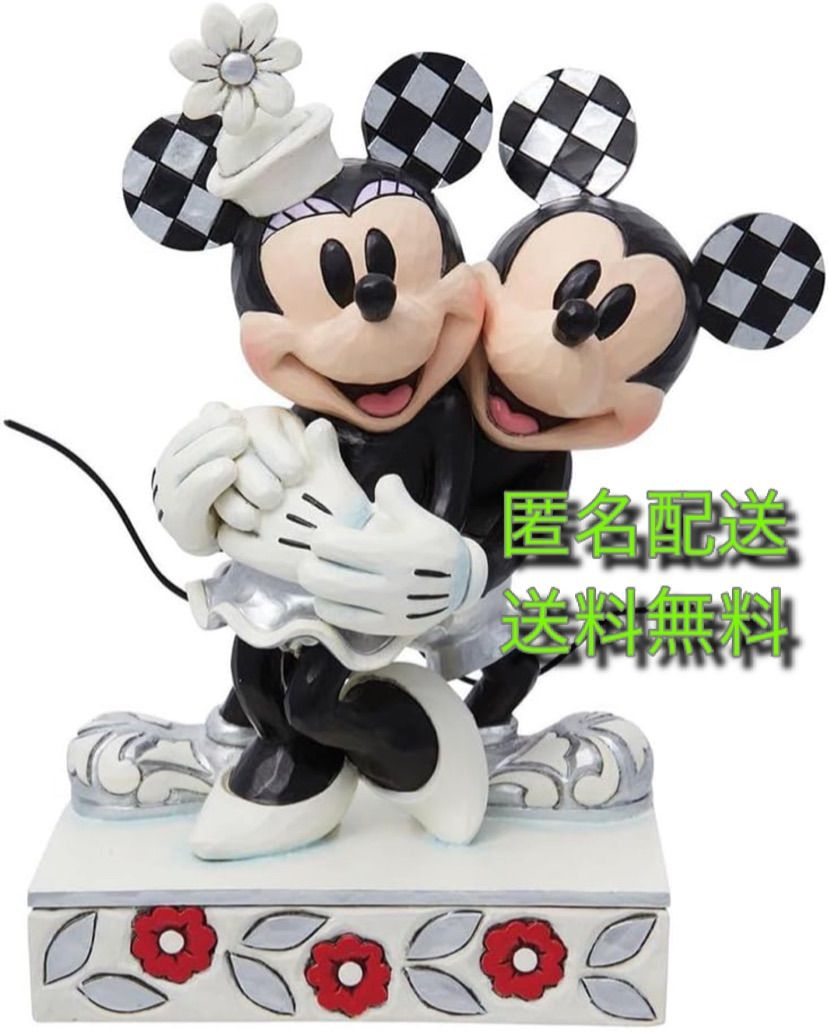 残り1点‼️ 希少❗️最終価格‼️ 新品 ジムショア ディズニー100周年記念 アニバーサリー 限定品 ミッキー＆ミニー  置物 フィギュア　プレゼント  らくらくメルカリ便 送料無料