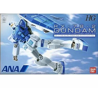 [Used] Plastic model 1/144 HG RX-78-2 Gundam G30th ANA original color ver. Limited to “ANA x Gundam SKY Project” passengers