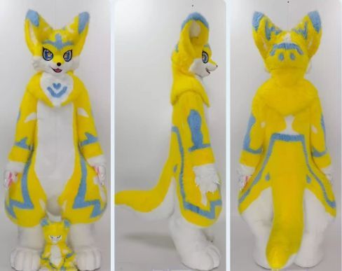 着ぐるみ ケモノ体 フルスーツ 短毛タイプ NO.14 最 セット 全身 ケモノ ファースーツ ぬいぐるみ コスプレ コスチューム