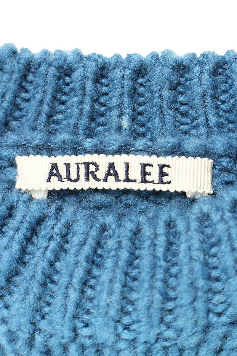 AURALEE - オーラリー  22AW  A22AP02CB ウール×キャメルショート丈ニット  レディース 0 AURALEE - オーラリー 22AW A22AP02CB ウール×キャメルショート