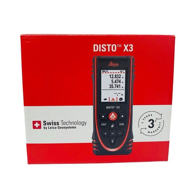 TAJIMA Leica タジマ ライカ レーザー距離計 DISTO-X3 ブラック 42509K117 WWW_MEBLE-SODAR_PL