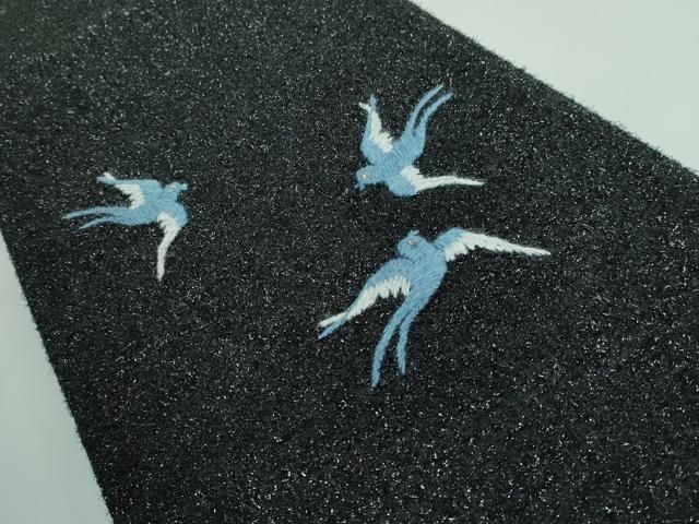 平和屋本店□極上 キモノデザイナー 斉藤上太郎 太鼓柄袋帯 手刺繍 総