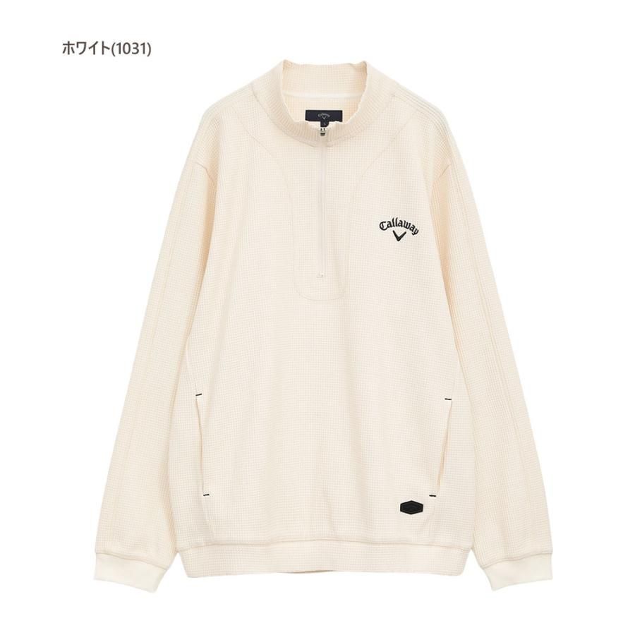 新品未使用品】キャロウェイ ゴルフウェア ワッフルハーフジップモック