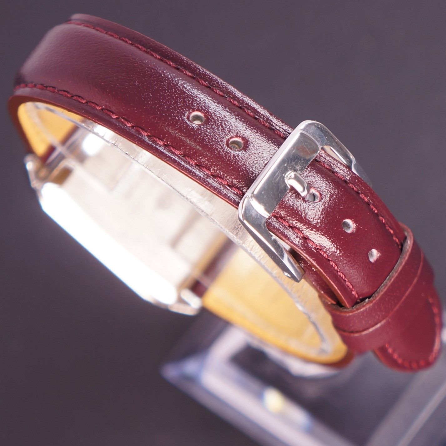 稼働極美品】ROSEMONT ノスタルジア 白文字盤 ラインストーン 電池  