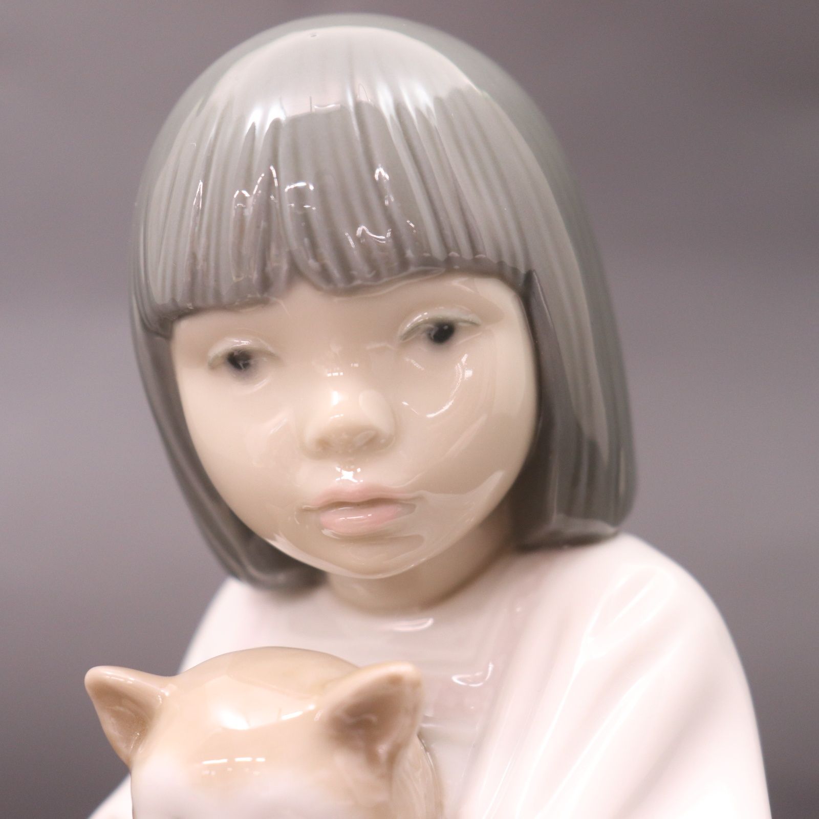 陶器　人形 Japanese Clay Doll Vtg Ningyo Traditional Handicraft Kabuki