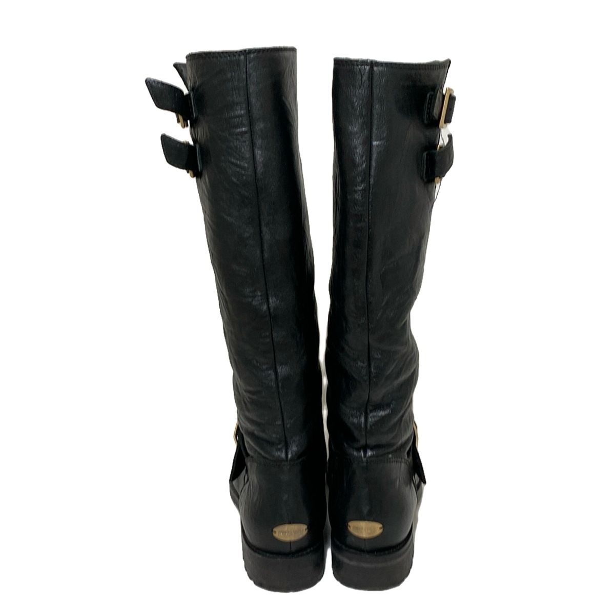 Amazon | [Jimmy Choo] [ジミーチュウ] ロングブーツ YOMI FLAT JCロゴ ニーハイブーツ YOMIFLAT ZVL  0001 [並行輸入品] | Jimmy Choo | ブーツ・ブーティ