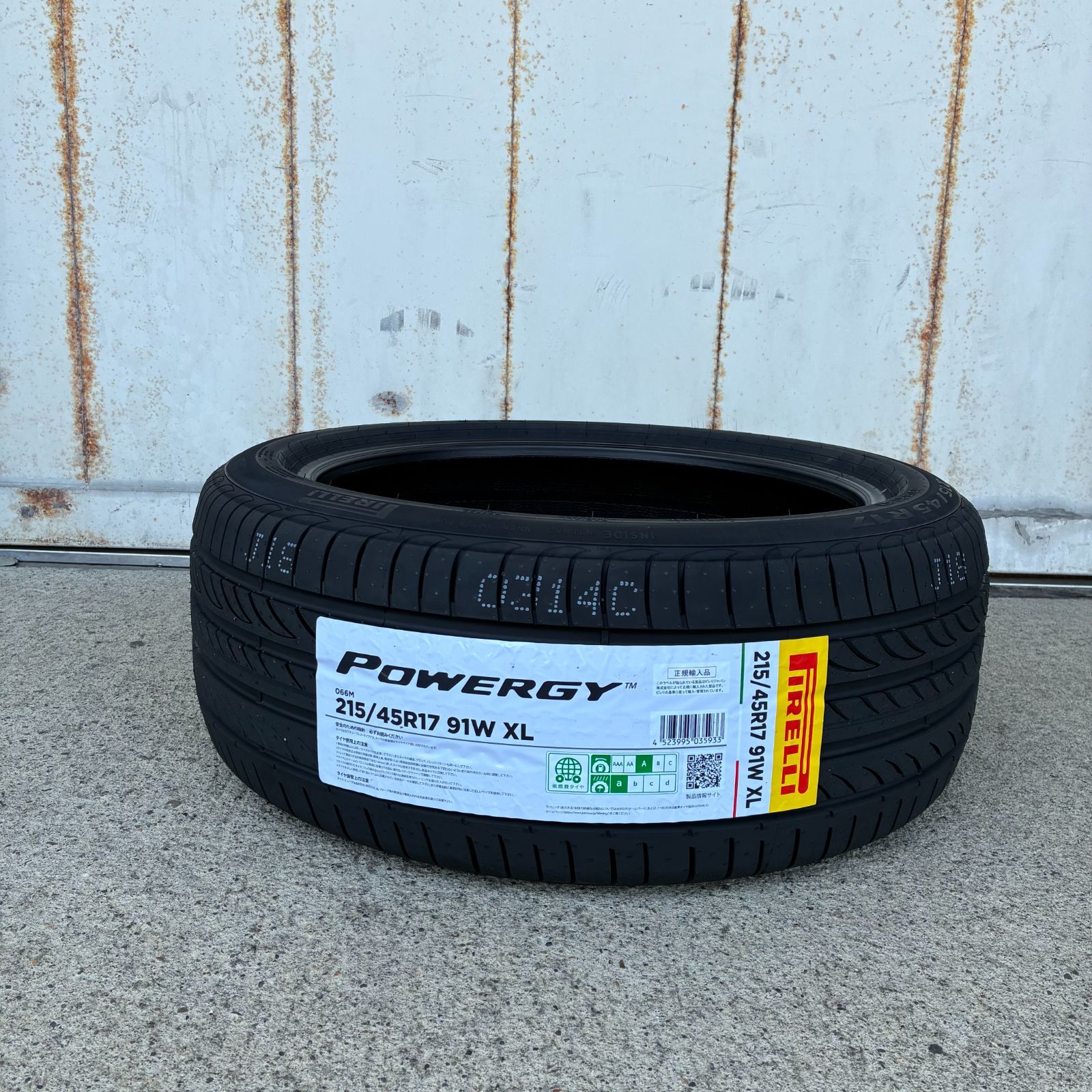 新品】 PIRELLI POWERGY 215/45R17 サマータイヤ 4本セット 2025年 