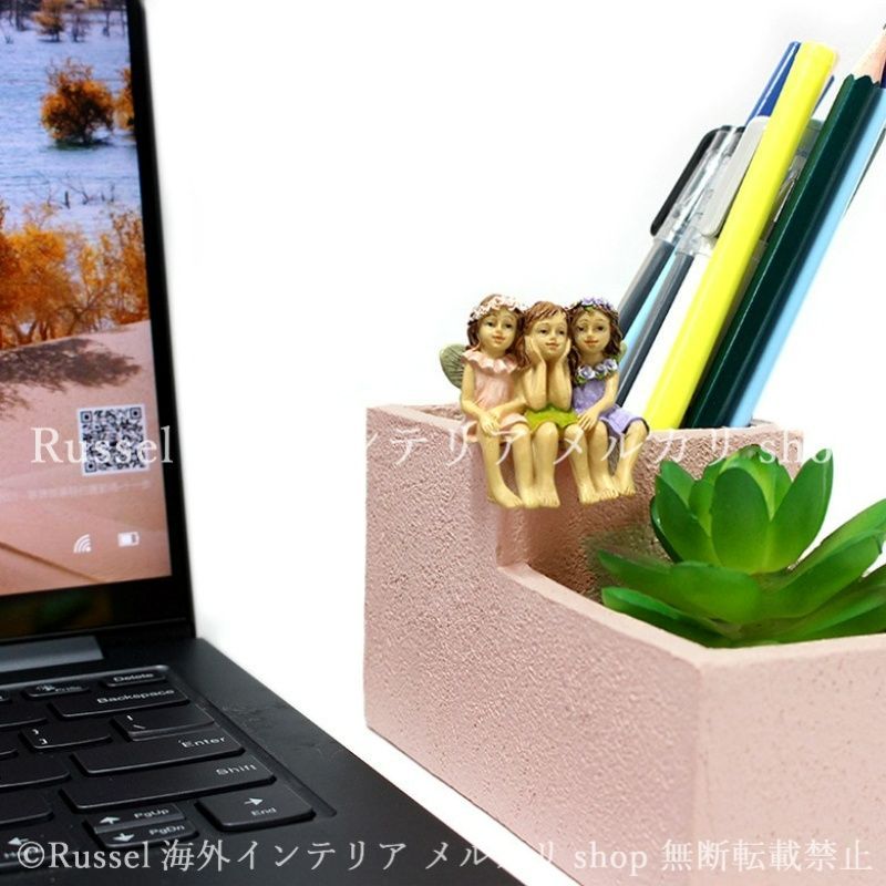 プランター 妖精 3人 かわいい 庭 樹脂 ピンク フェアリー童話 プランター 妖精 3人 かわいい 庭 樹脂 ピンク フェアリー童話