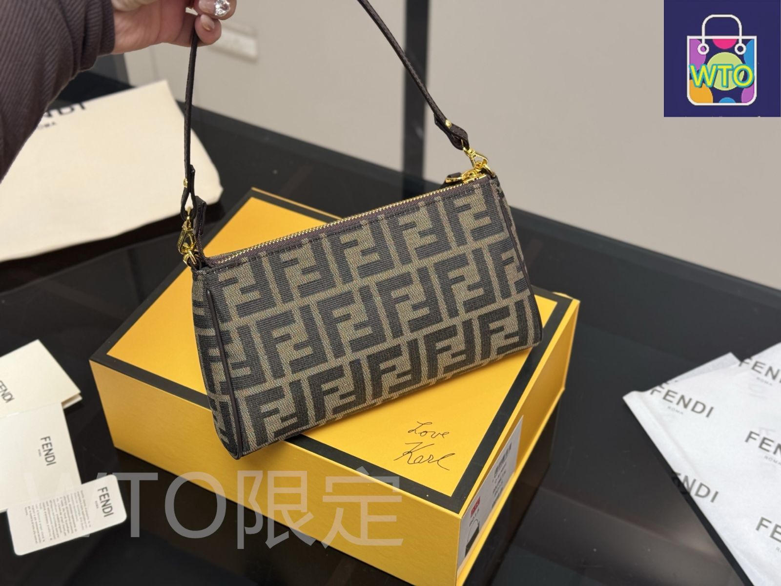 今日特価】Fendi Large Mahjong Bag フェンディ ラージ