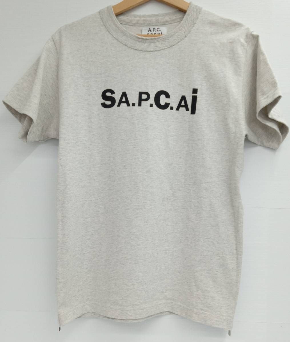 A.P.C×sacai アーペーセー×サカイ 半袖Tシャツ 23213-1-94291