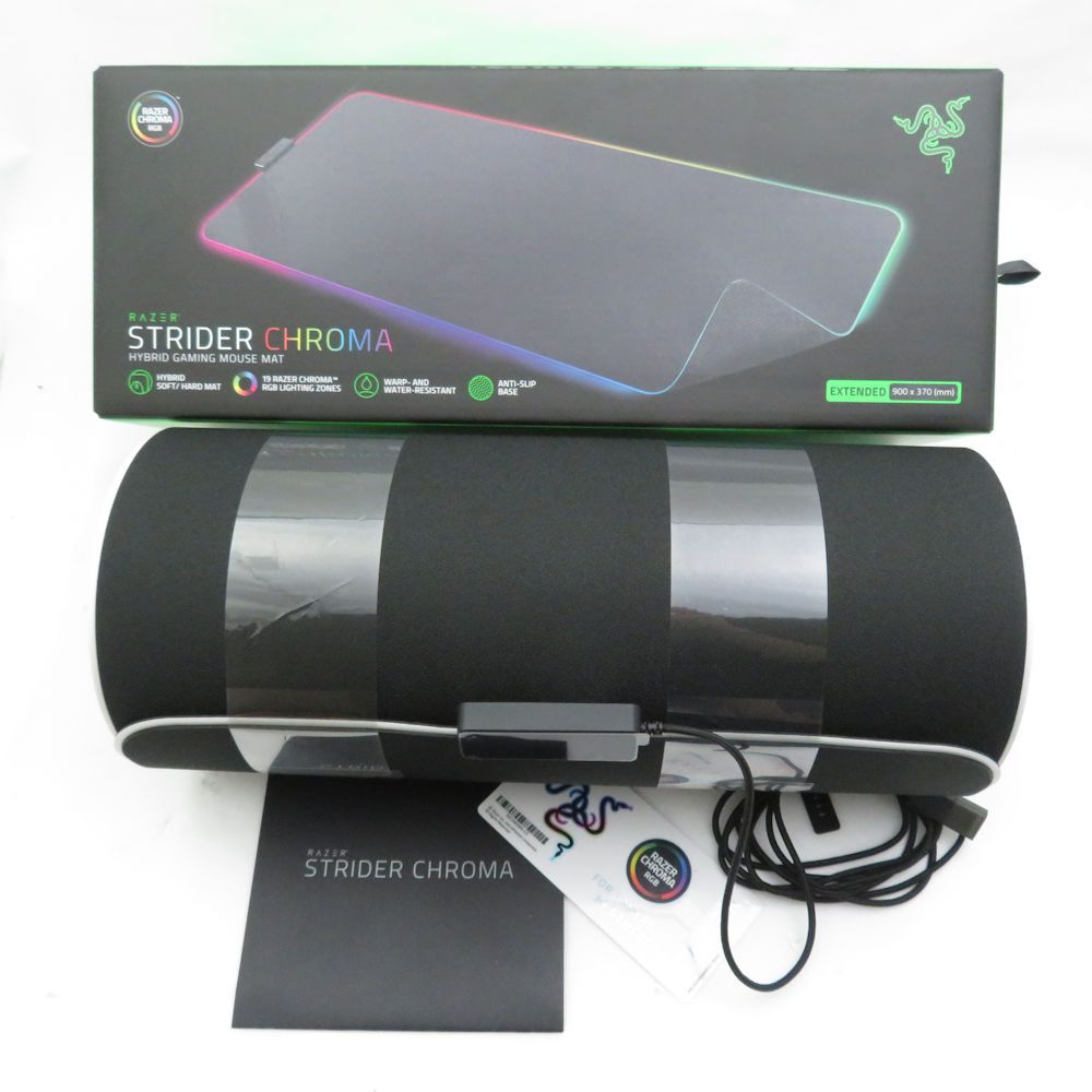 美品 RAZER レイザー STRIDER CHROMA ゲーミングマウスパッド HT292 