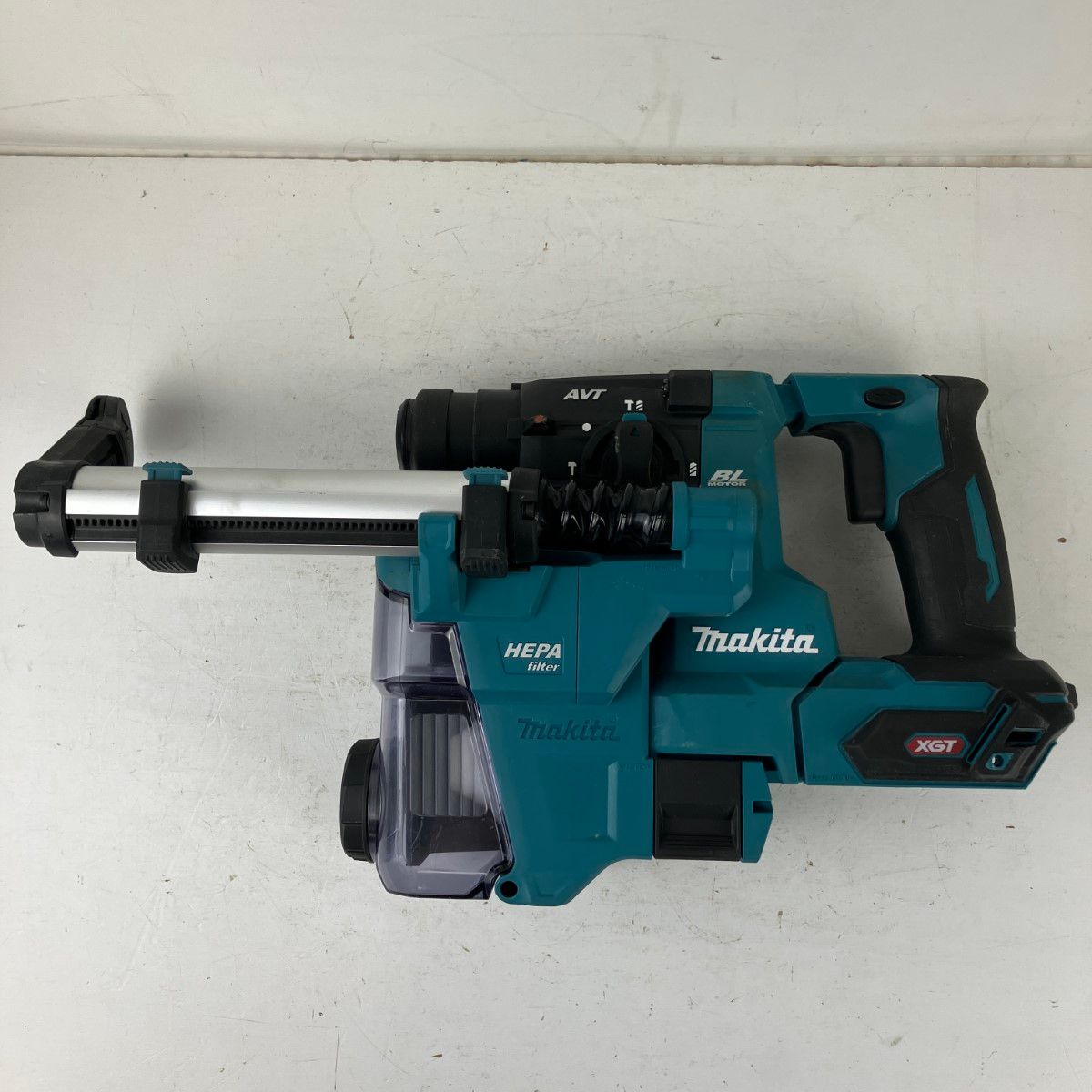 ЗЗMAKITA マキタ 40v 20mm 充電式ハンマドリル 集じんシステム付 バッテリー 充電器無し HR010G ブルー