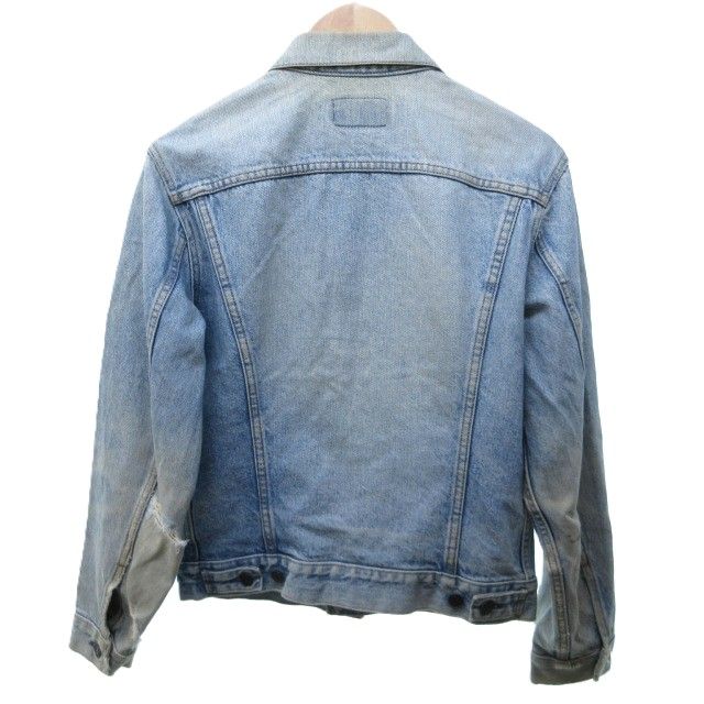 古着USA製90s◆リーバイス デニムジャケット インディゴブルー メンズL Levi's リーバイス 80s USA製 70505 smalle ボタン裏刻印715