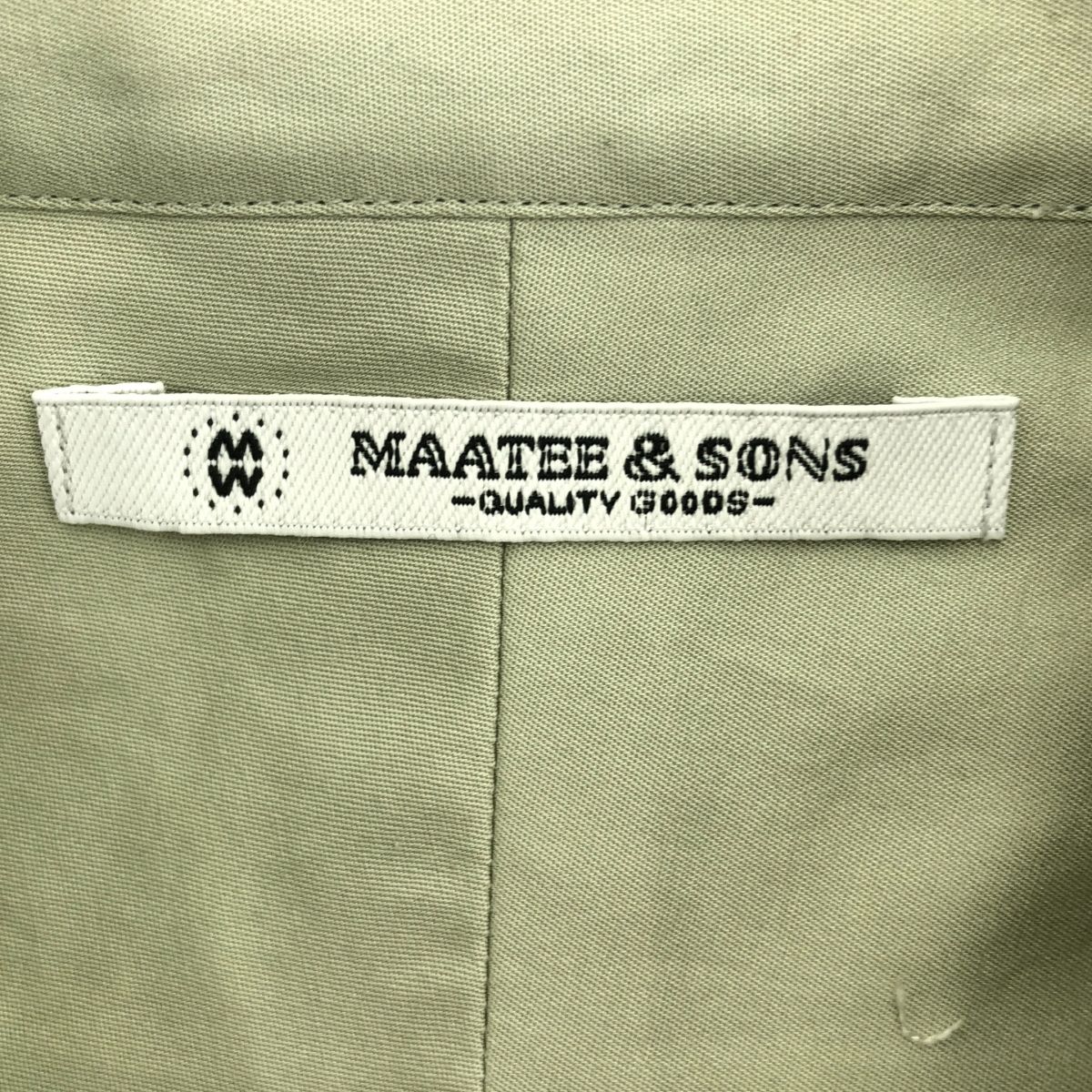 新品】 MAATEE&SONS / マーティー&サンズ | 2025SS | LYAN FINECOTTON