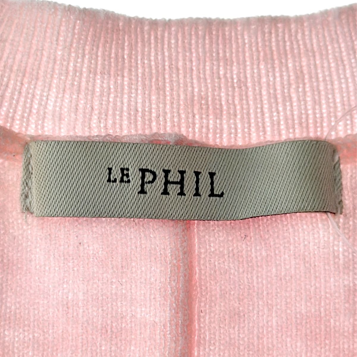 LE PHIL ル フィル アシンメトリーヘムニット  ピンク F ITCJQXO6A12K LE PHIL ル フィル アシンメトリーヘムニット ピンク F - メルカリ