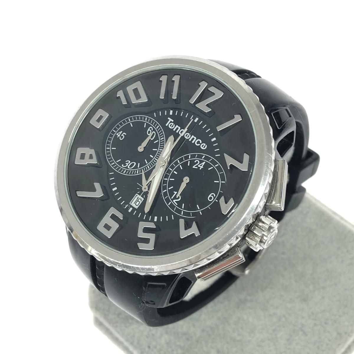 TENDENCE テンデンス ガリバーラウンド 腕時計 02046013 ブラック 