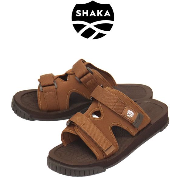 SHAKA シャカ SK-106 CHILL OUT チルアウト スライド サンダル BLACK SK006 BROWN US11-約29.0cm