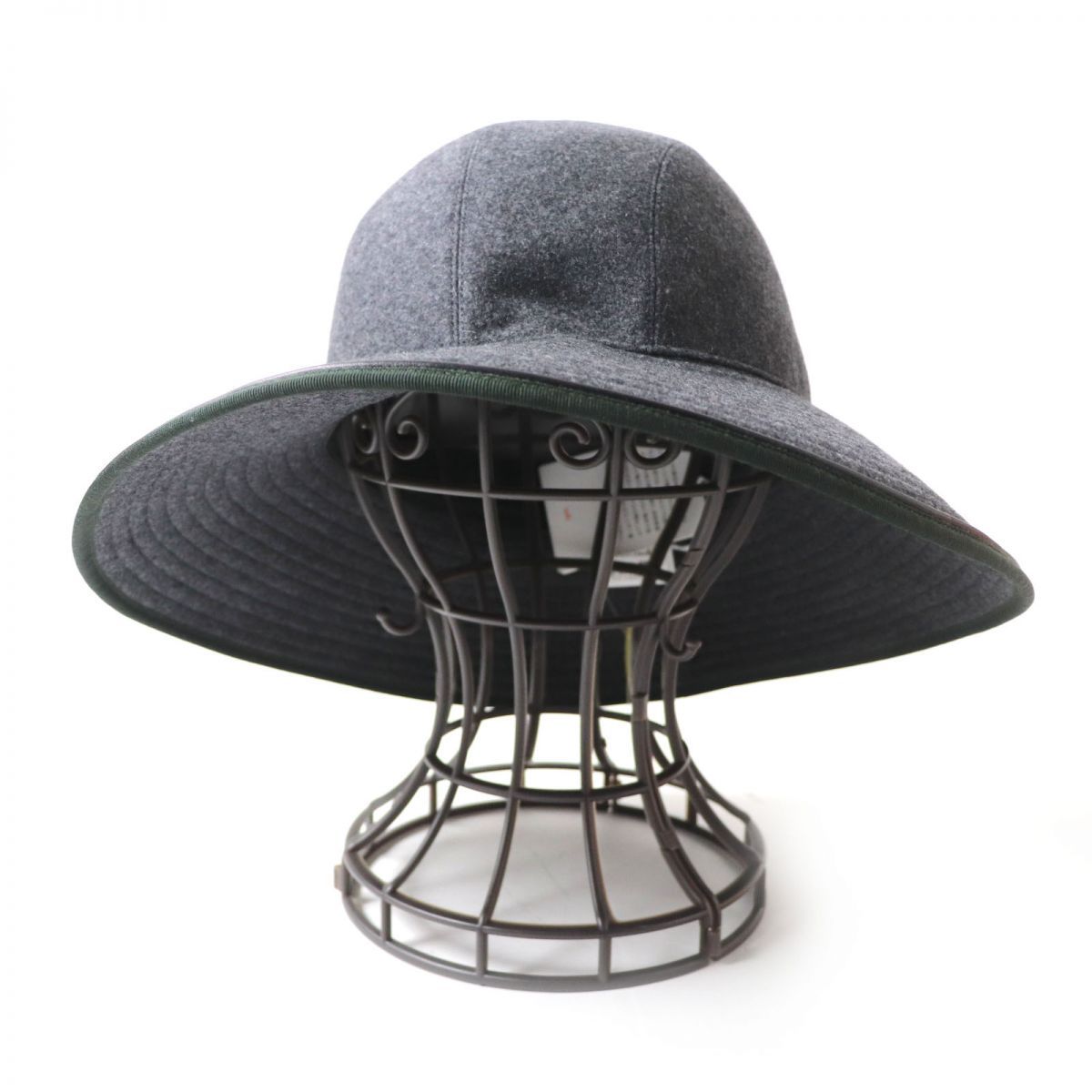 未使用◎仏製 HERMES エルメス CHAPEAU FEMME セリエ金具 レザー使い